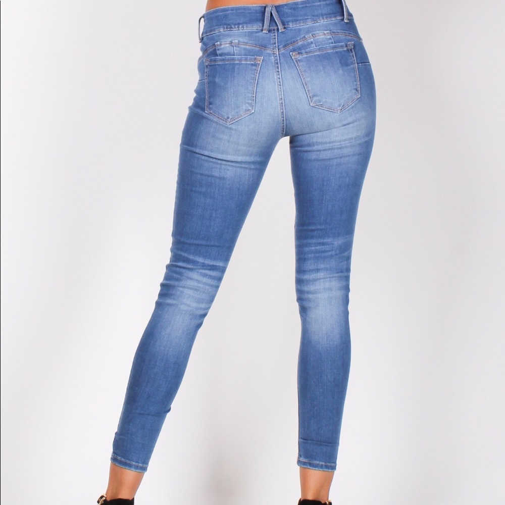 ❌LAST 1 BLUE WAVE High Rise Skinny Jeans - Picture 4 of 4